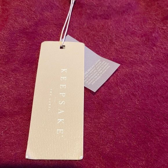 Keepsake the Label - Fuzzy Ruby Cheerful Sweater with Puff Sleeves - size L - Picture 6 of 14